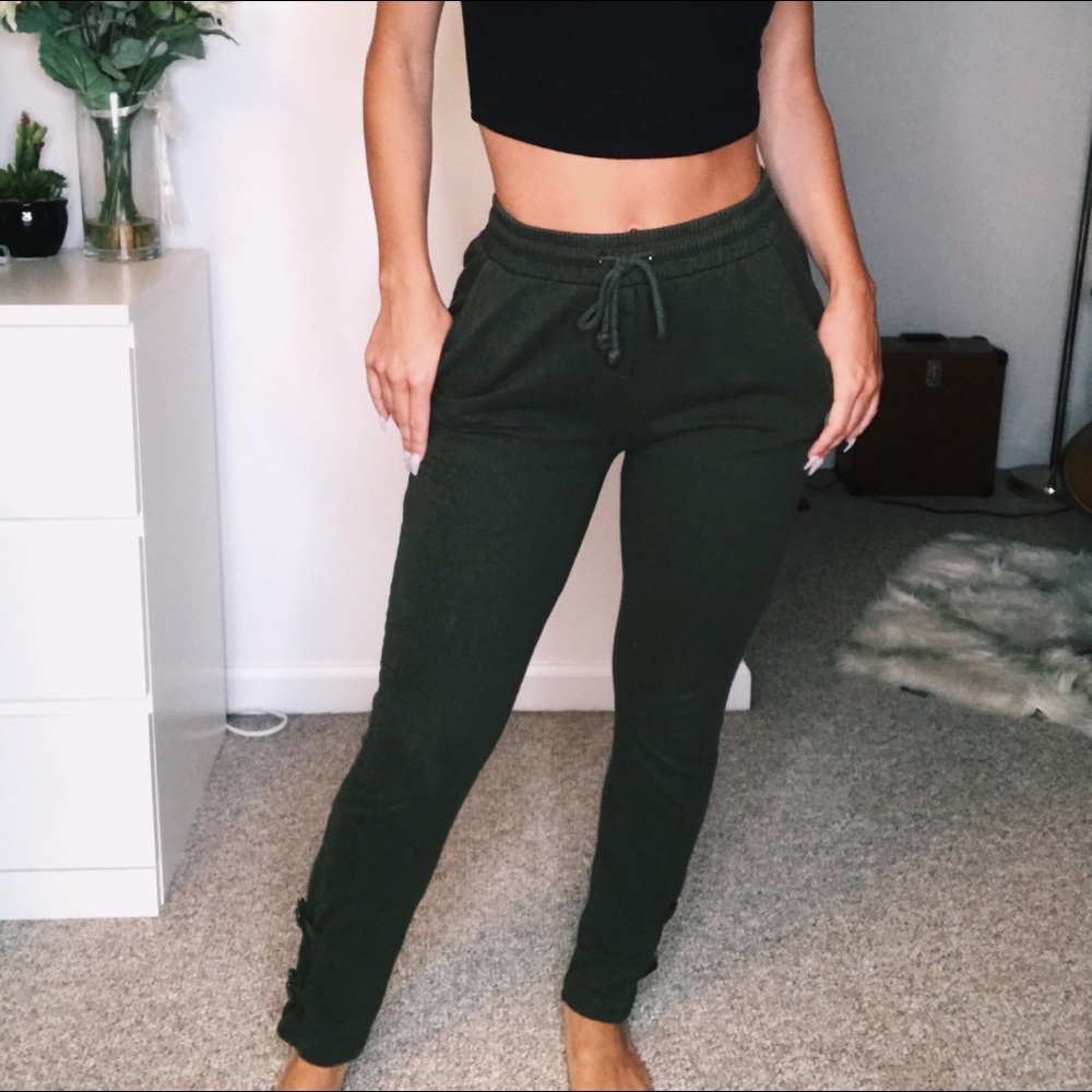 Zara army green buckle joggers - Picture 4 of 6